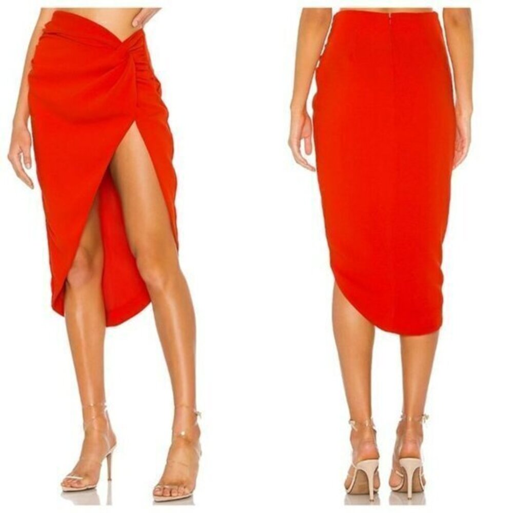NBD Kayla Skirt - Red Orange